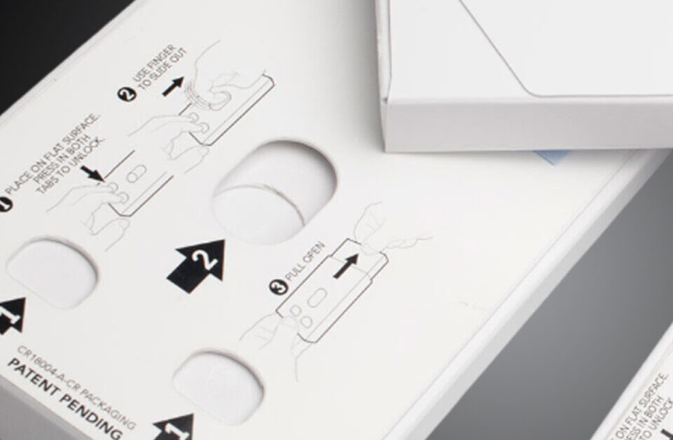 child-resistant custom packaging boxes with logo