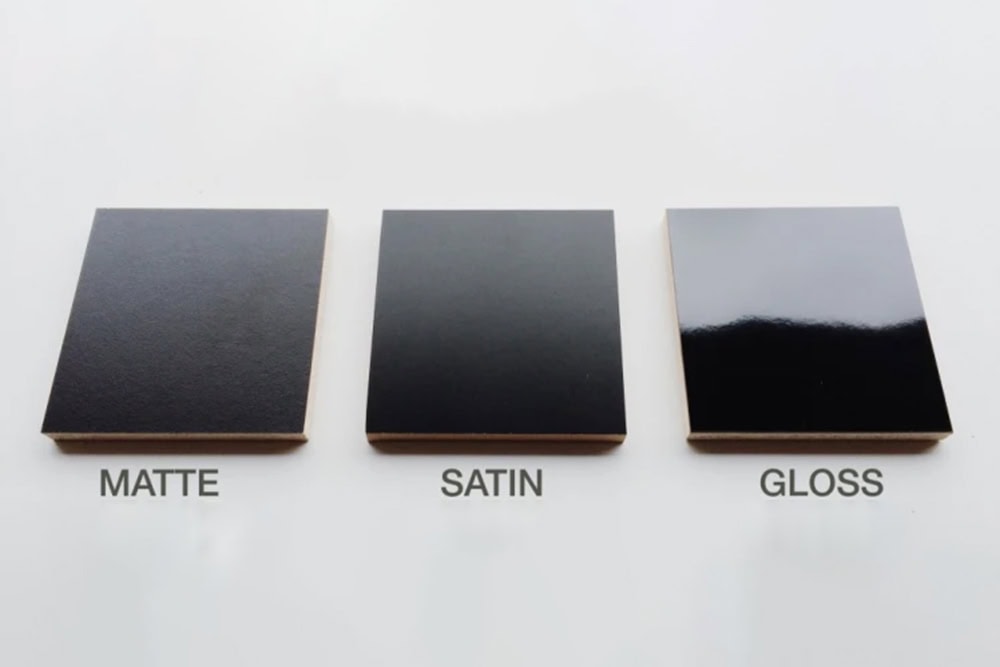 matte vs gloss vs satin on paper