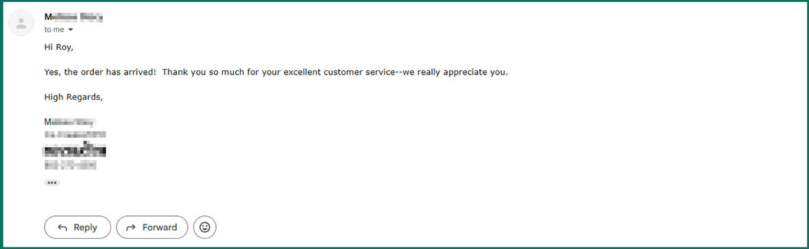 customer review pic540