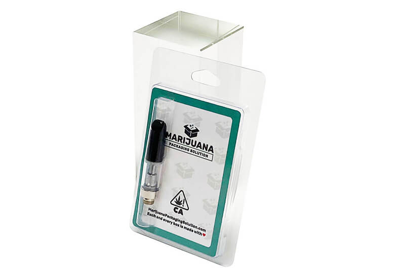 a blister pack for vape cartridge packaging
